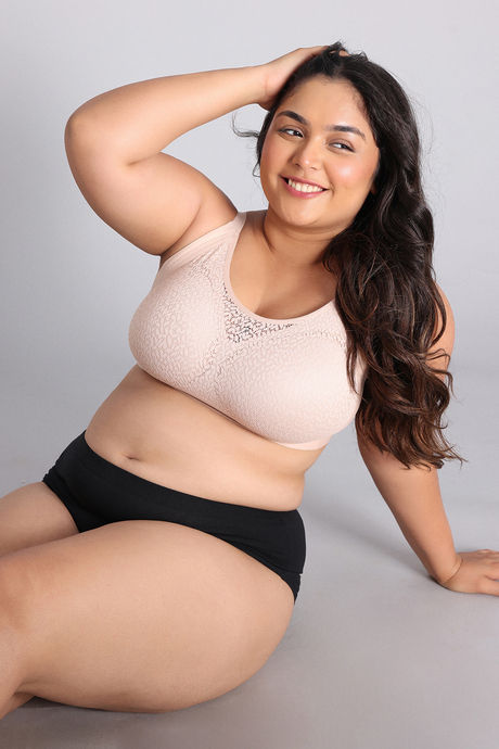 Zivame True Curv Freeform Padded Non Wired Full Coverage Super Support Bra - Rugby Tan — image 4